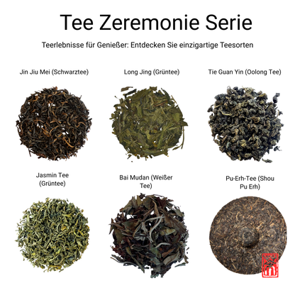 Pu Erh Series: Premium Sampler Box – Pu Erh &amp; White Silver Needle &amp; Golden Luxury Tea